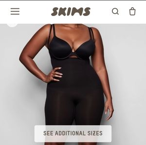 SKIMS Open Bust Body Suit in Umber. Never worn! L/XL